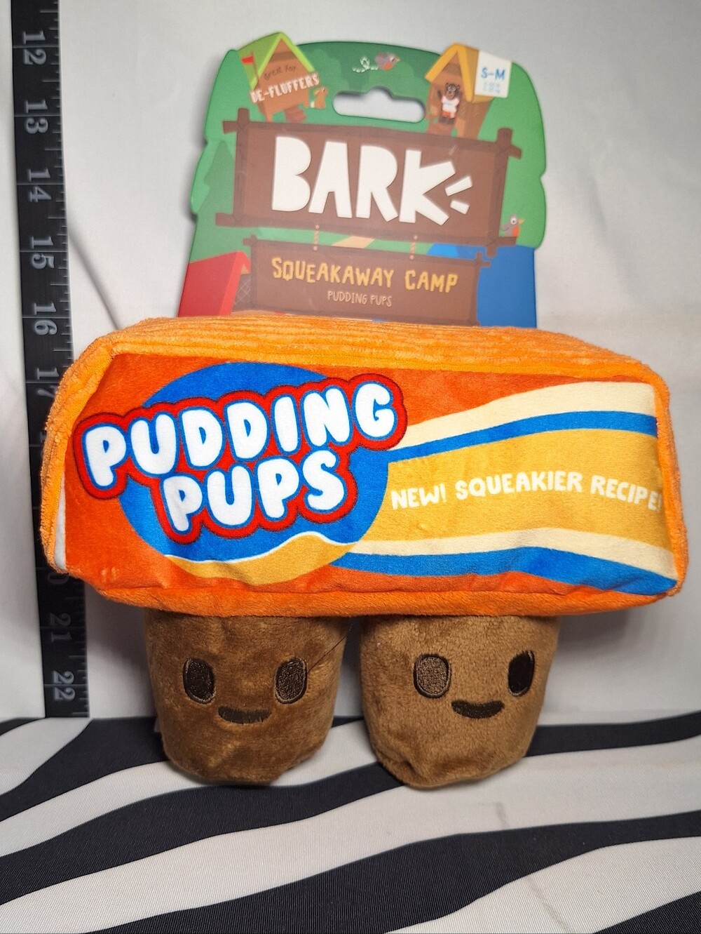 NWT Bark Pudding Pups Dog Toy S-M